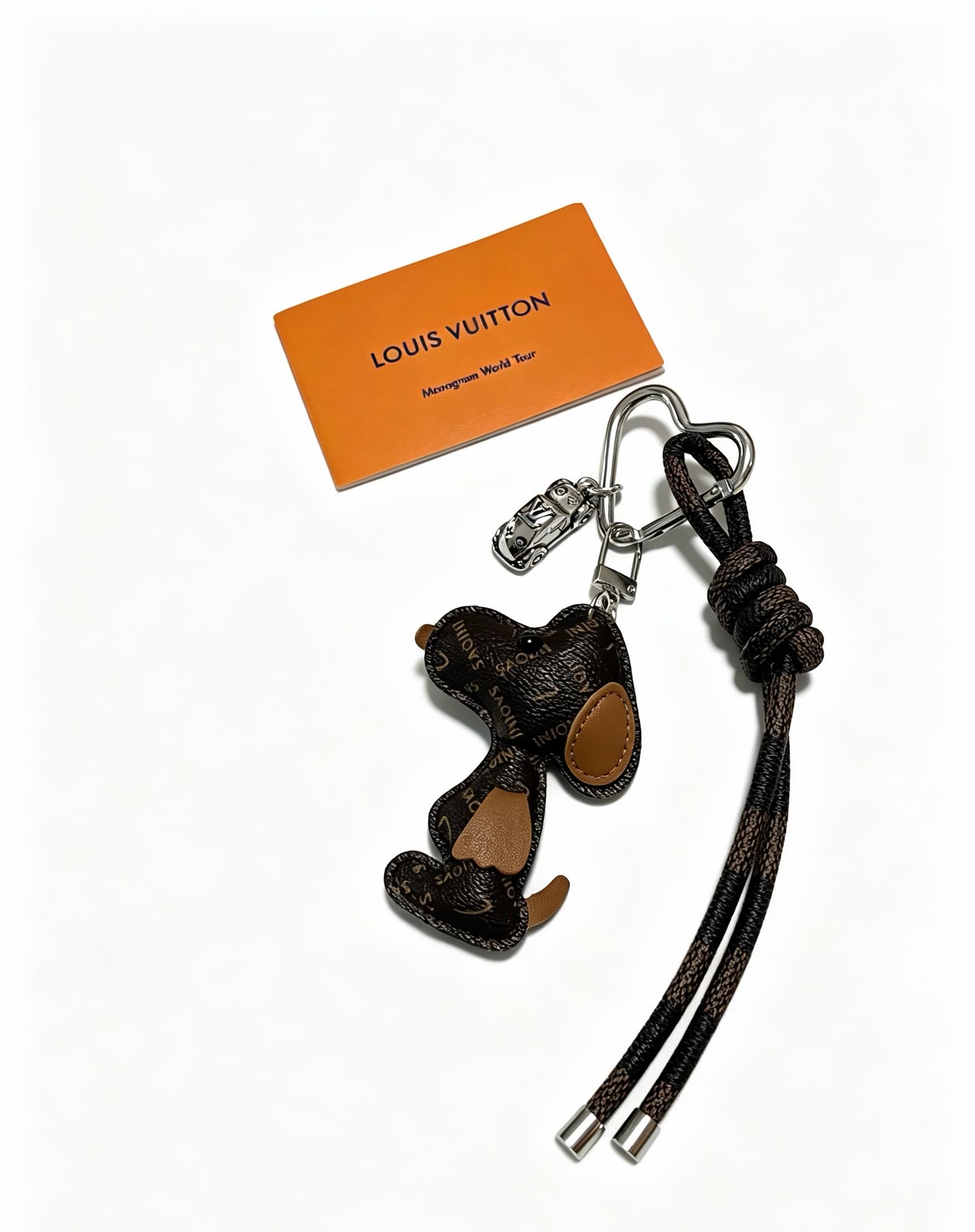 Louis Vuitton Monogram Dog Keychain